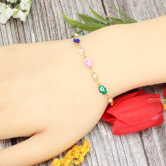 "Trendy Handmade Bracelet – A Stylish Gift for Women & Girls, MAR091491 - Picture 9 of 10